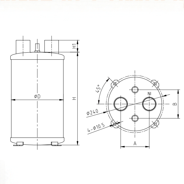 HEAT EXCHANGER ACCUMULATOR 1