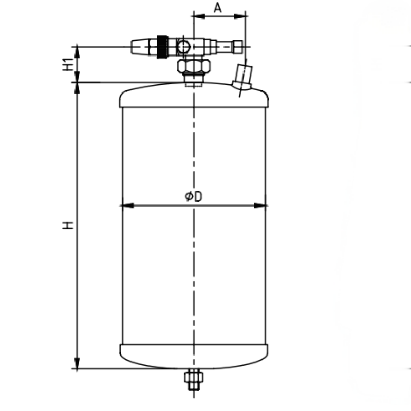 VERTICAL LIQUID RECEIVER 1